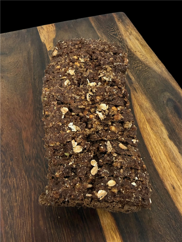 Fuldkornsrugbrød i skiver